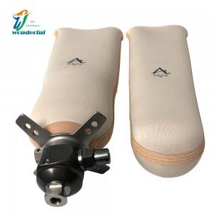 China New Product Hot Sale Artificial Limbs Legs Gel Liner With Lock Prosthetic Leg Silicone Liner