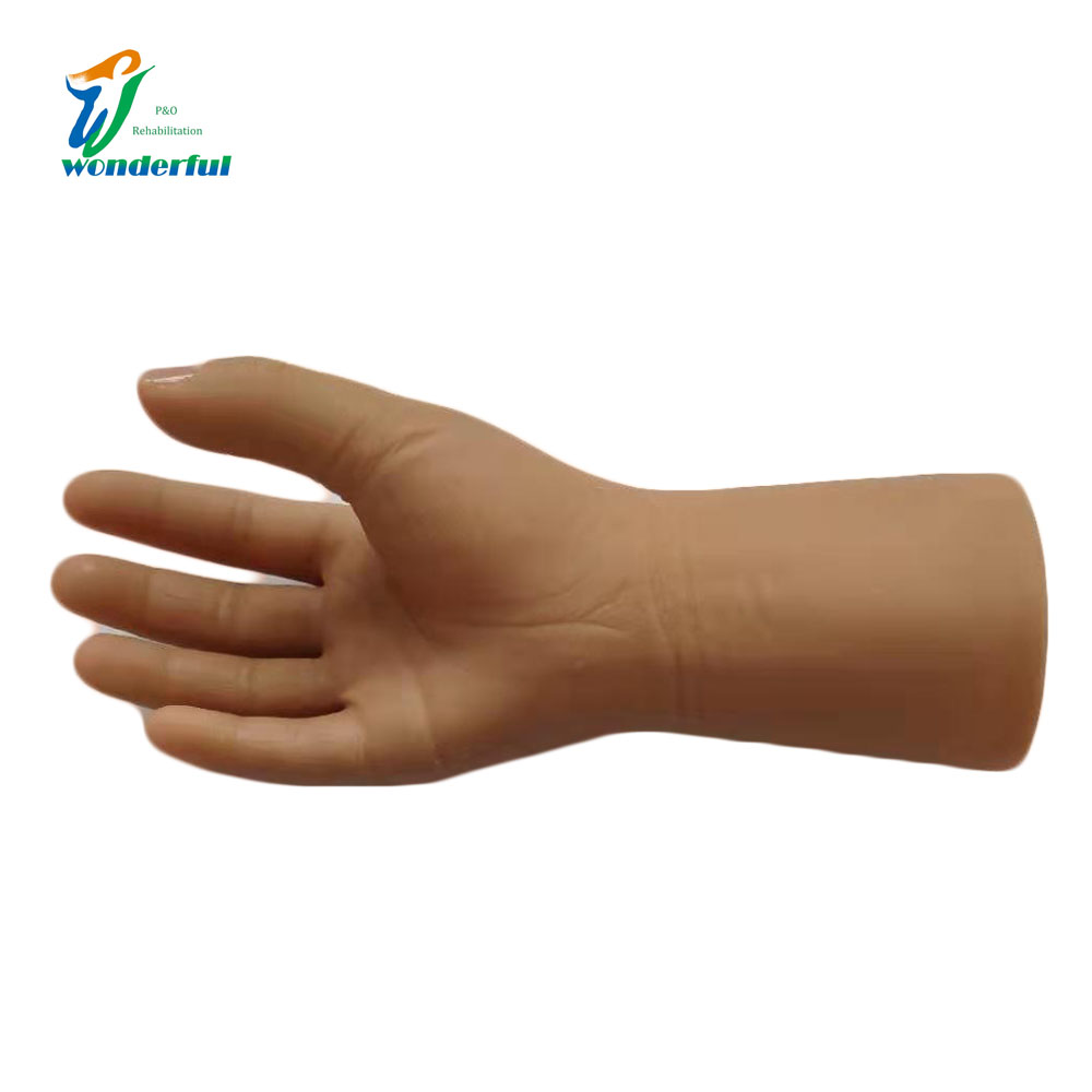 factory low price Porous Polyethylene Sheet - Medical grade rubber short electrical hand prosthetic silicone cover – Wonderfu