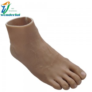 Medical grade rubber foot carbon fibersole of the foot silicone prosthetic