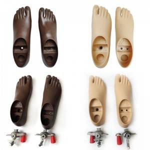 Top Quality Artificial Limb Prosthesis Single Axis Foot Two Holes Artificial Leg Foot Prosthetics Foot