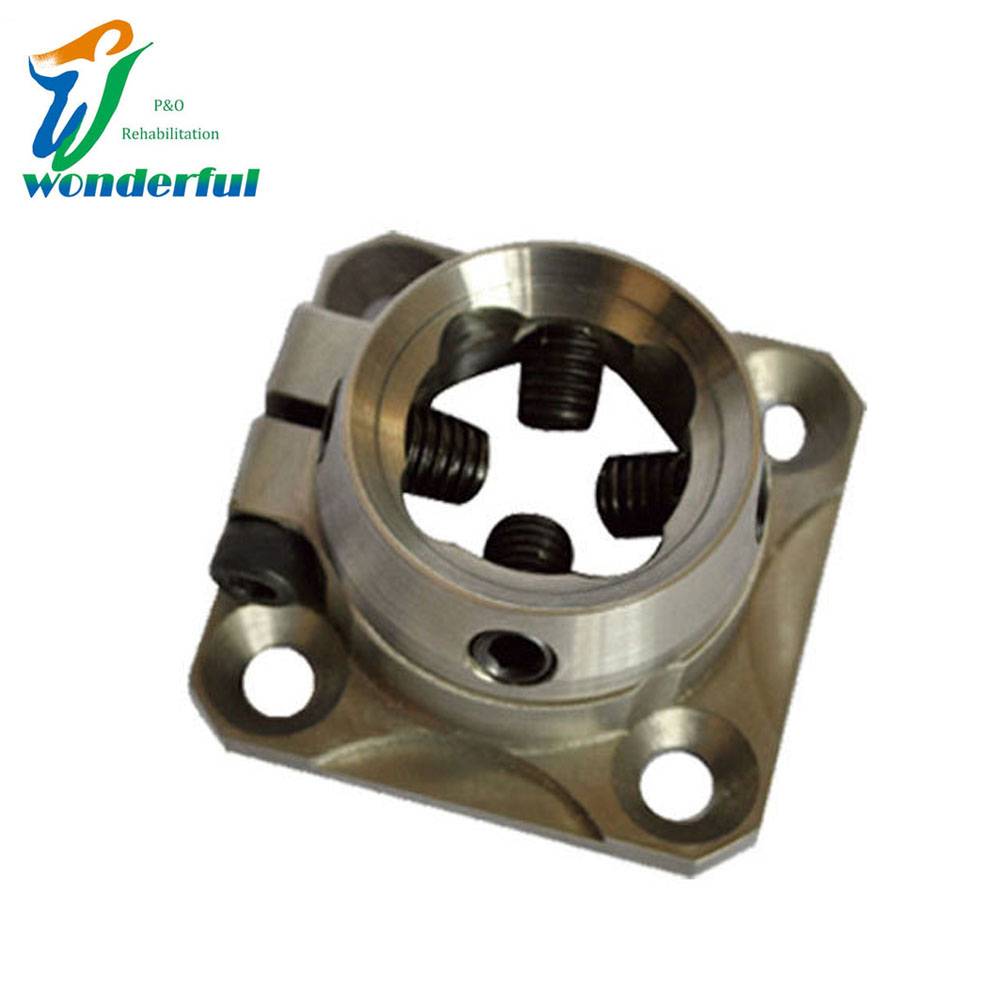 China wholesale Prosthetic Leg Parts - Adjustable rotation square plate – Wonderfu