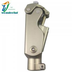 Single axis pneumatic knee joint