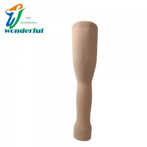 Discount wholesale Artificial Limbs Prosthetic Ak Water Proof Cosmetic Prosthetic Leg Cover
