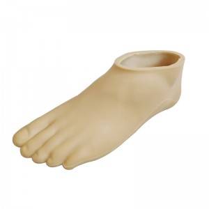 Bottom price Prosthetic Leg Parts Supplier High Quality Brown Artificial Limbs Cosmetic Carbon Prosthetic Foot Cover