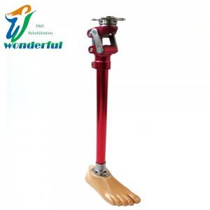 Top Suppliers Prosthetic Single Axis Knee Joint for Children with Manual Lock
