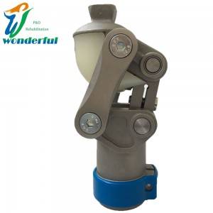 Locked four axis knee joint