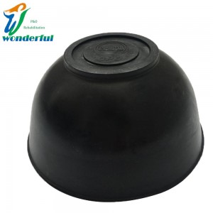 Rubber plaster bowl for prosthesis and orthosis repair tools