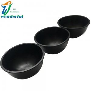 Rubber plaster bowl for prosthesis and orthosis repair tools