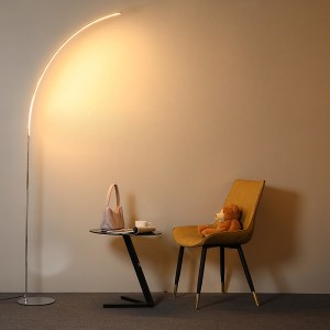 Lampada da terra Lampada verticale Semplicità di alta classe Radiante Stile moderno e fluente