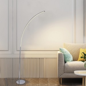 Lampada da terra Lampada verticale Semplicità di alta classe Radiante Stile moderno e fluente