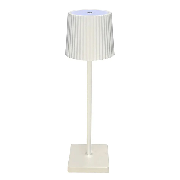 Lampe de table rechargeable à LED 48 plis, style batterie