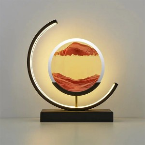 OEM/ODM Indoor light Quicksand Painting Table Lamp China factory 