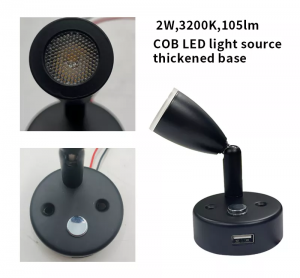 LED スポットライト|RV ウォール ライト|船舶用ウォール ライト|USB 充電ベッドサイド ウォール ランプ