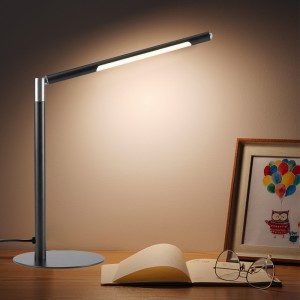 Lámpada de escritorio LED recargable de estudo de protección ocular