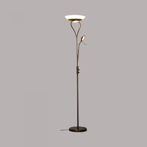 LED 28W+5W mother-to-child floor lamp acrylic lampshade