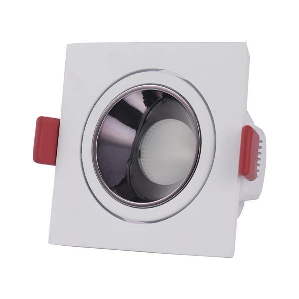 Factory wholesale Led Night Light - Led  Downlights 6w 4000k Matte White Square Indoor Recessed Spot  – Wonled