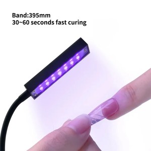 Rechargeable uv led nail lamp-portable style