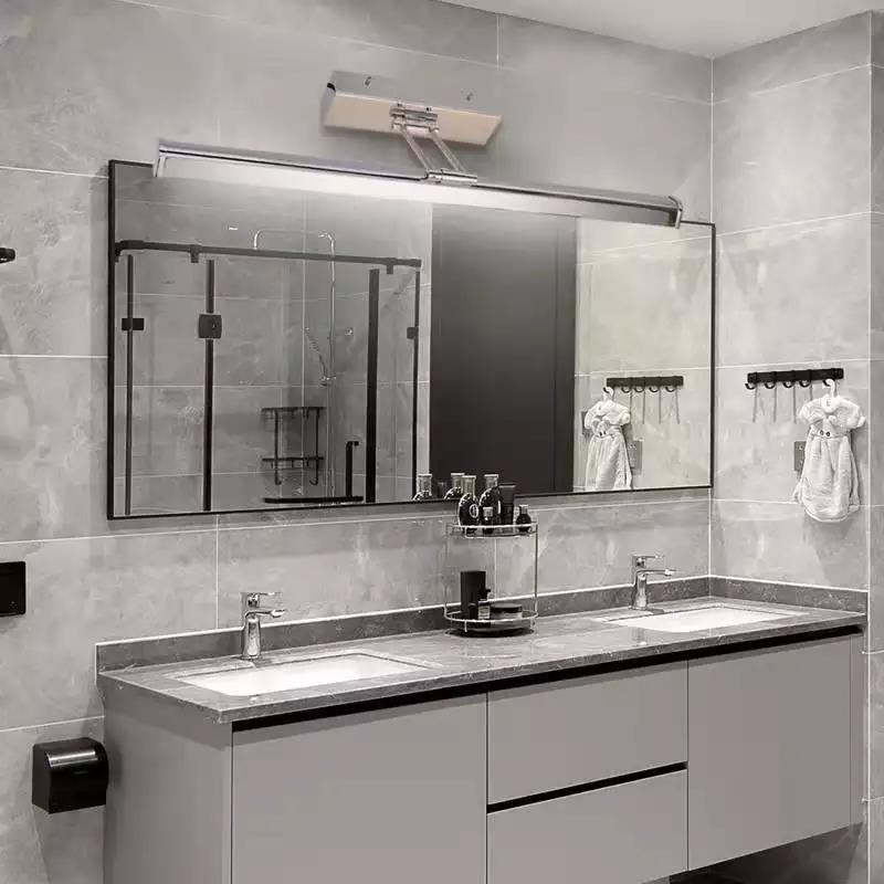 Bathroom Vanity LED Wall Wall Light IP44 Chrome Metal khoma nyali