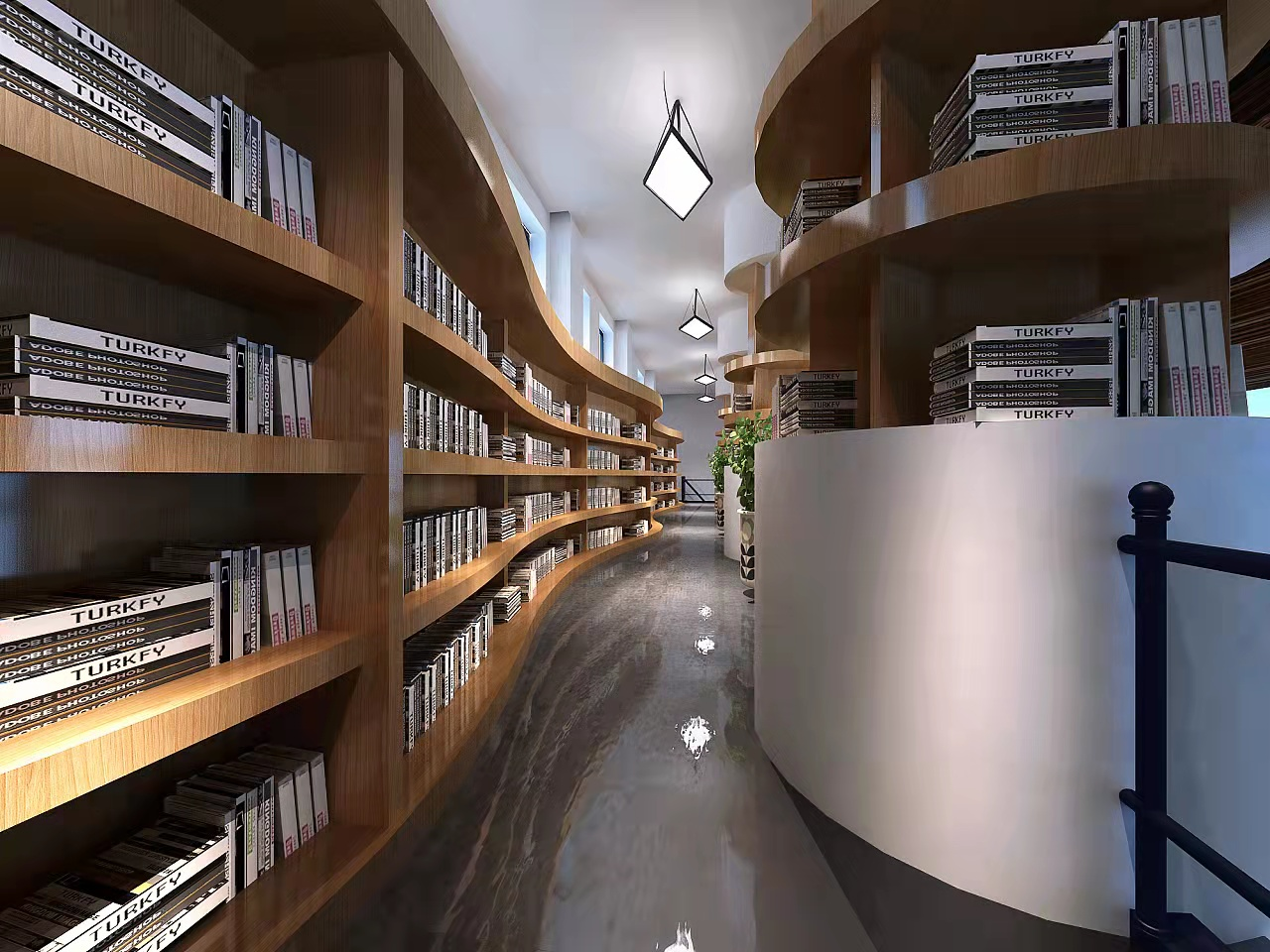 Návrh osvětlení knihovny, klíčová oblast osvětlení školy!