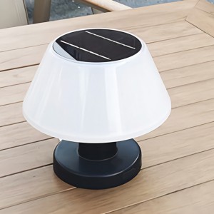 Solar utendørs liten bordlampe camping regntett nattlys bar atmosfære bordlampe