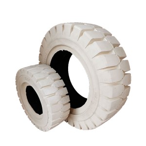 Industrial non marking solid rubber tires
