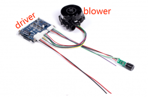 High-Speed Brushless DC Blower with Up to 45000rpm Speed Small Sized Blower