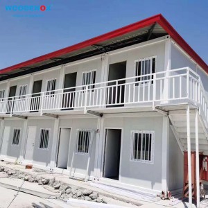 High Quality Two Story Modular Homes Factory Detachable Container Houses Temporary Prefab Houses