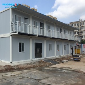 Cheap Prefabricated Temporary Container House Portable Dormitory Durable Detachable Container House