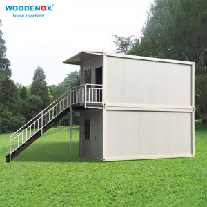 ODM Manufacturer China Living Prefab Portable WOODENOX Mobile Module Camp Steel Building Modular Tiny Prefabricated Office Home Detachable Container House