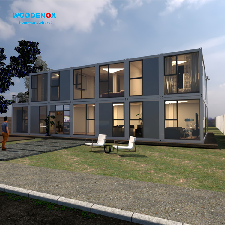 Modern Design Flat Pack House WFPH1 20ft Two Storeies Prefab Container Homes Featured Image
