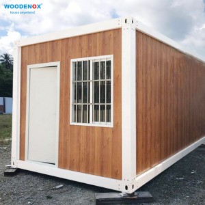 Sandwich Panel Prefabricated Mobile Homes Manufacturers Cheap Price Wood Grain Detachable Container House
