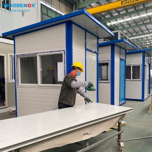 Manufacturer Fast Assembly Security Guard House Modern Flat Pack Detachable Container House For Sale