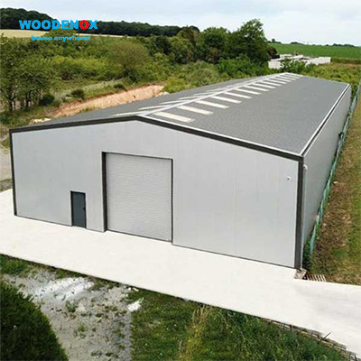 Manufactur standard House Prefabricated Homes - Steel Frame Warehouse Metal Building Steel Structure Prefab House – WOODENOX