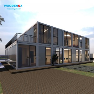Flat Pack Homes WNX – ZZ05274 5 Bedroom Container House Factory Two Story Prefab Houses