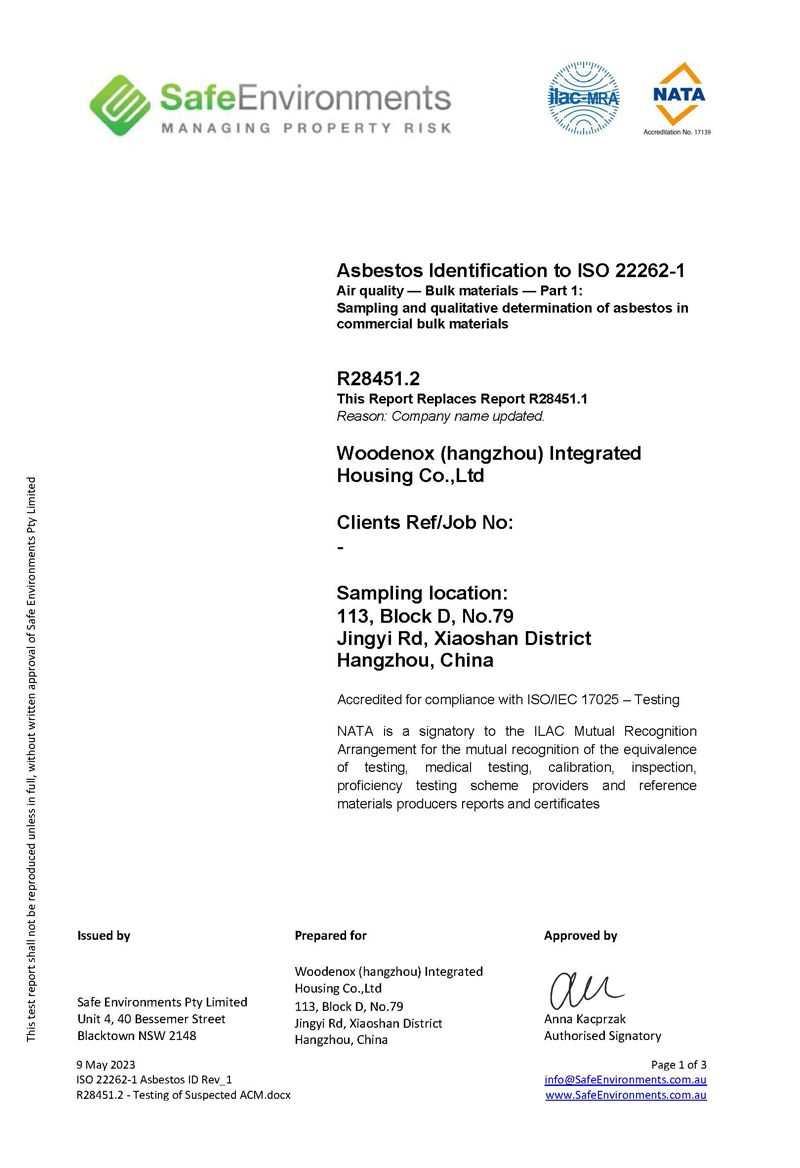 WOODENOX ISO 22262-1