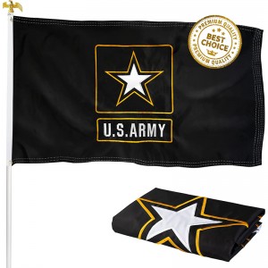 US ARMY Flag Embroidery Printed for Pole Car Boat Garden