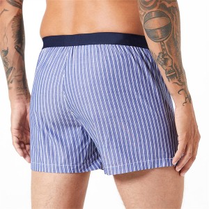 Hot Sell Stripes Elastic Waist Polyester Designer mens underwear