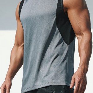 loose type quick dry gym vest fitness plus size custom knitted workout sports gym yoga biker training running men’s vests