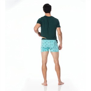Brekë anti-bakteriale Breathable Man Të brendshme të rehatshme të printuara Boxer pantallona të shkurtra të brendshme për burra