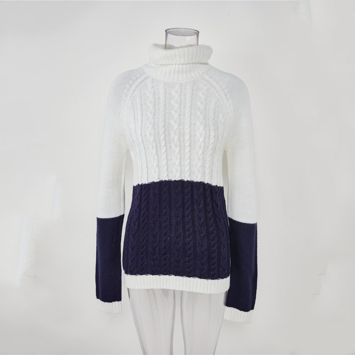 2022 Winter Casual Long Sleeve Knitted New Korean Style Knitwear Sweaters Women Tops (1)