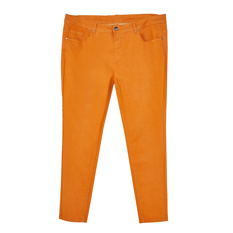 OEM High Quality Male Fashion Manufacturer –  2022 fashion custom yellow color twill fabric super skinny fit cargo pants men – Worldu
