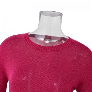 2022 Moud Damen schlank Crewneck Sweatshirt Casual Pullover Top Waarm Pullover Langarm Hemden