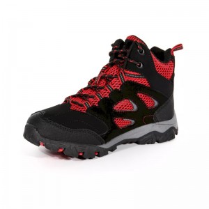 Holcombe Waterproof Mid Walking Boots for barn, svart pepper
