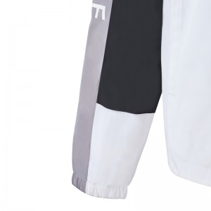 2022 Módna Custom Designer Color Block Tenká polyesterová vetrovka na zips pre mužov, športová bunda