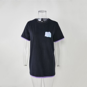 સમર ટી-શર્ટ ડિઝાઇનર 100% શુદ્ધ કોટન મોટા કદની બ્રાન્ડ ટી-શર્ટ ફેશન લક્ઝરી