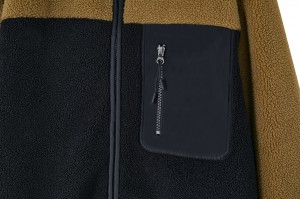 Veleprodaja moderne muške jakne od mikro polarnog flisa s prilagođenim logotipom za 2022