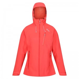 Women’s High Quality Birchdale Waterproof Breathable Fabric and Added Stretch Jacket Neon Peach