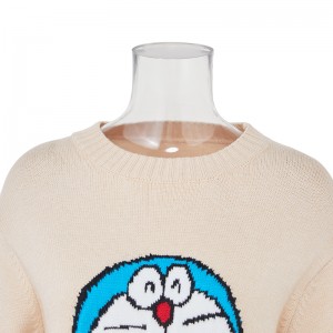 Sarjakuva Pokonyan Outer Sweater Naisten 2020 Syksy ja Talvi Uusi Wild Loose Lazy Pullover -villapaita