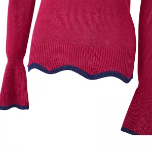 Modni ženski pulover s tankim izrezom 2022, za prosti čas, zgornji topel pulover, srajce z dolgimi rokavi