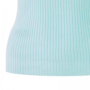 2022 Otoño Invierno personalizado señoras color sólido que hace punto diseñadores slim fit manga larga suéter clásico